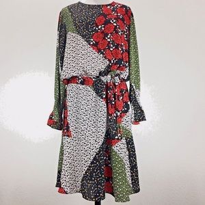 💐 Libby Edelman Drop Waist Print Dress